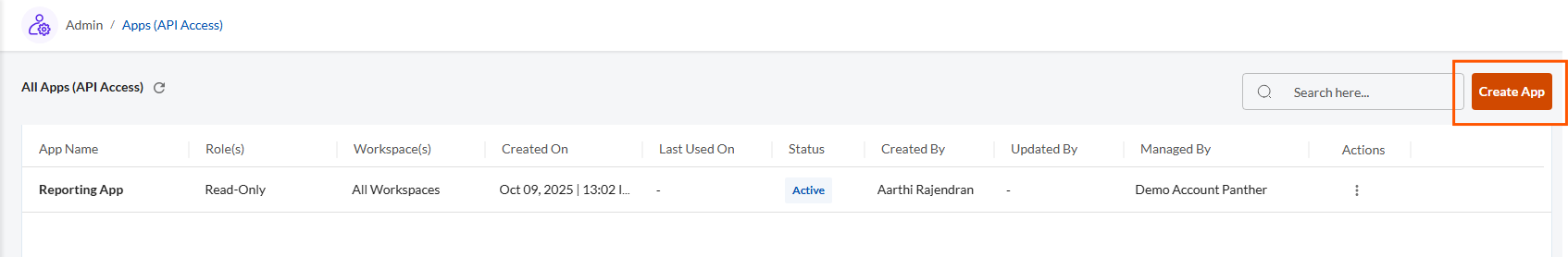 Create an App (for API Access) - Securin Platform Documentation