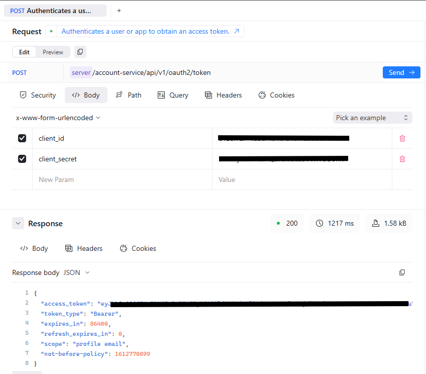 Authenticate and Access APIs - Securin Platform Documentation